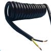 ACFFVBW Coiled Extension Cord, 2 Core Telescopic Spiral Cable Wire 4mm Square 15A 20A High Power Mechanical Spring Extension(Stretch 14 Meter) view 1
