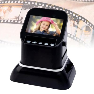Slide Film Scanner, Negative Converter, 22MP High Resolution Scanner for 35mm, 120, 127, 126 Film to Digital Photos, 4.3 LCD Screen, HDMI USB Output