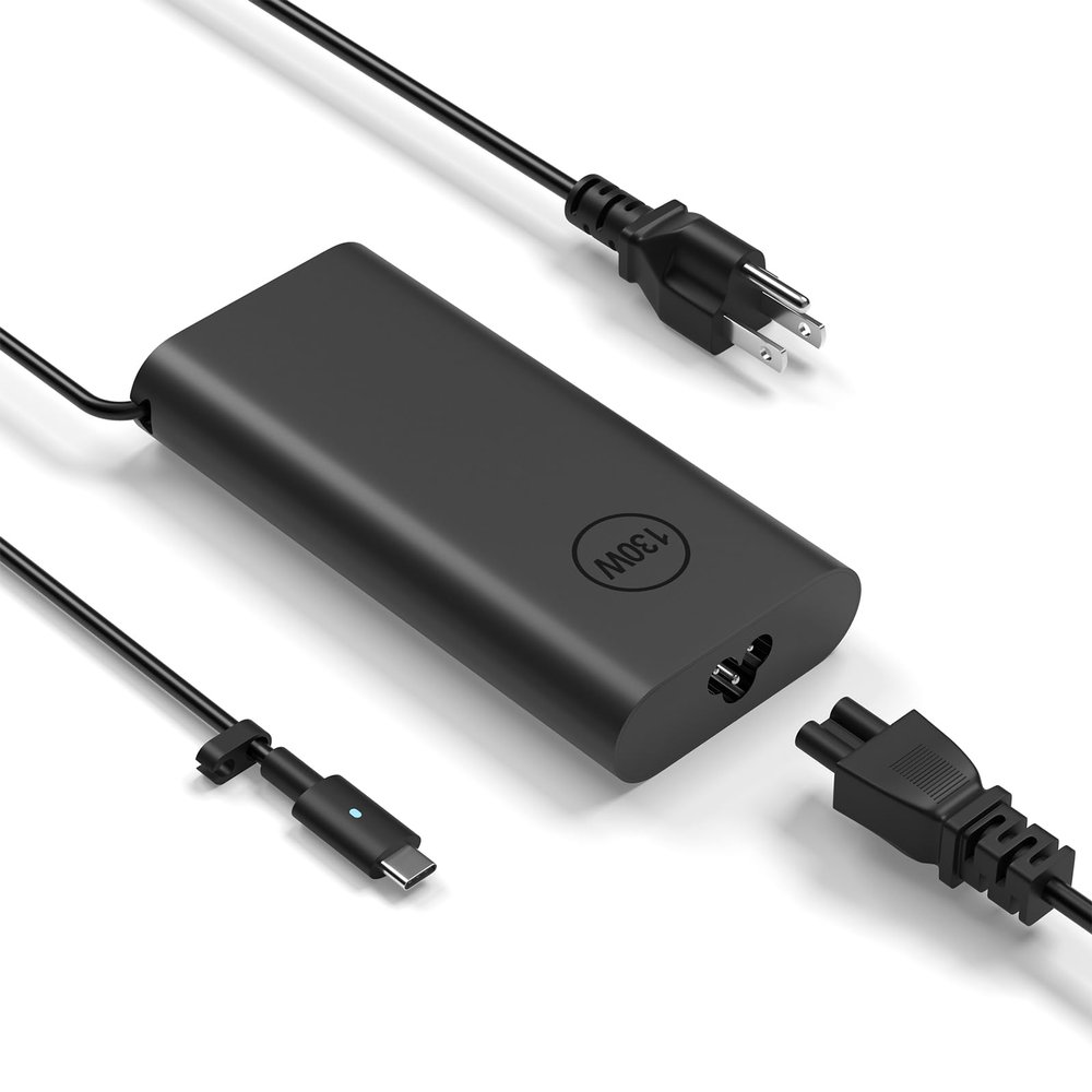 130W USB-C Slim AC Adapter Power Charger Compatible with Dell Premium DA16250
