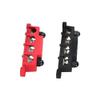NEW 4 Post Busbar Bus Bar Power Distribution 12V 250A 3/8" Red and Black Pair view 3