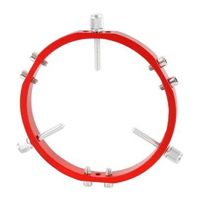 90/100/110/120/130mm 3-Point Fixation Ring Astronomical Telescope Photography Accessories Astronomical Telescope Part(Red 130mm)