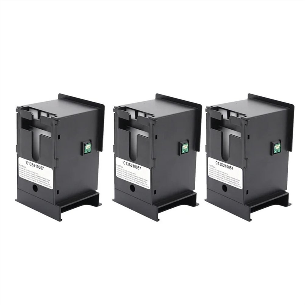 DAT C13S210057 Maintenance Ink Tank S2100 Maintenance Box Compatible for EPSON SC-F500 T2100 T3100 T5100N SC-F570 SC-F571 T2170(3pcs)