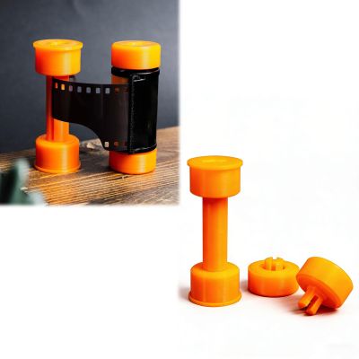 35mm to 120 Film Adapter Kit, 35mm Film Converter, 35mm to 120 Film Camera Adapter, Vintage Film Adapter, Suitable for Canon, for Kodak, and for Nikon Vintage Film Cameras (Yellow)