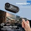 4K Mini Body Camera - Thumb Sports Action Cam 128GB with Audio, Wearable Hands-Free Chest Pov Recording, Helmet Mount & Magnetic Personal Clip On Camcorders - For Cap Shirt Outoor Cycling Skiing view 4