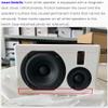 SMSL Bookshelf Speakers Tabebuia, Studio Hi-Fi Speakers for Home Audio Wavecor Custom Drivers, 100 Watts Per Channel, Audiophile HIFI Two-Way Bookshelf Desktop Surround Passive Speaker, White(Pair) view 2