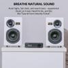 SMSL Bookshelf Speakers Tabebuia, Studio Hi-Fi Speakers for Home Audio Wavecor Custom Drivers, 100 Watts Per Channel, Audiophile HIFI Two-Way Bookshelf Desktop Surround Passive Speaker, White(Pair) view 4