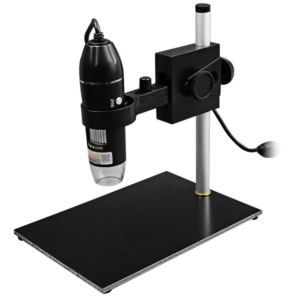 1000X USB Digital Microscope, Portable Magnification Microscopes, with Adjustable Metal Stand, 8 LED Lights, USB Connection, for Daily Electronic Repair Scenarios