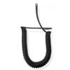 ACFFVBW Coiled Extension Cord, 3 Core 1.5mm2 Black Spiral Power Cord Copper Telescopic Spring Cable(Black,Strech 3.5 Meters) view 1