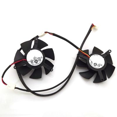 FS1250-A1053A 12V 0.19A 45mm 39x39x39mm 3Wire 4Pin for MSI for N430GT 520GT 610GT 620GT 630GT V5 Graphics Card Cooling Fan Easy to Replace