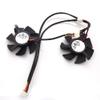 FS1250-A1053A 12V 0.19A 45mm 39x39x39mm 3Wire 4Pin for MSI for N430GT 520GT 610GT 620GT 630GT V5 Graphics Card Cooling Fan Easy to Replace view 2