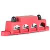 Genuine OEM Replacement New 12V 250A With Cover 5/16" Red 4 Post Busbar Bus Bar Power Distribution Block view 1