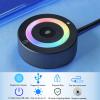 Tangxi USB Fingerprint Reader for Wins 10/11 Hello, Biometric Fingerprint Scanner with RGB Light, 360 Touch & Fast Recognition, PC Dongle USB Security Key for File Encryption view 2