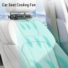 Diydeg Car Seat Fan, Bladeless Adjustable USB Powered Headrest Fan Headrest Cooling Cooling Backseat Neck for All Cars Vehicle Van RV Truck (Black) view 4