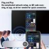 XUMIUZIY 2 in 1 HD Multimedia Transmitter and Receiver, Portable 2.4G/5G Wireless HDMI Extender Kit, 4K Decoding 1080P Output Display Adapter for Streaming Video view 2