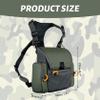 Ferricult Binocular Harness Breathable Adjustable Hunting Chest Pack with Multi-Pocket Waterproof Hunting Pack for Men and Women, Army Green, jour de Pques view 3