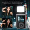 Gugxiom Magnetic LED Video Light for Osmo Action 6, IPX4 Fill Light with Cold Shoe, 3 Color Modes Dimmable Rechargeable Vlog Lamp view 4