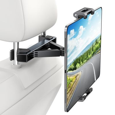 Car Backseat Headrest Mount/Holder-Car Trip Essentials for Kids,360Rotation,Compatible for Tablet/iPad,Samsung Tab,Cellphones and Other 4.7"-12.9" Devices.