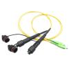 10PCS IP67 Waterproof Optitap Mini SC/APC Fiber Optic Patch Cord 1 Meter Yellow LSZH(10PCS Huawei) view 1