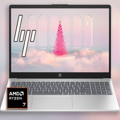 HP Pavilion Laptop, 15.6" FHD, AMD Ryzen 7 7730U (8 Cores/16 Threads, Up to 4.5GHz), 8GB RAM 512GB PCIe SSD, Windows 11 Home, WiFi 6, HD Audio, Anti-Glare, HD Camera, Up to 8 Hrs Use