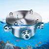 Underwater Waterproof Connection Box - IP68 Sealed 304 Stainless Steel Outdoor Light Junction Box, Swimming Pool Underwater Fountain Light Transition Head, for Underwater Lights, Fountain(1 in 4 Out) view 1