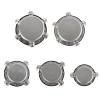 Underwater Waterproof Connection Box - IP68 Sealed 304 Stainless Steel Outdoor Light Junction Box, Swimming Pool Underwater Fountain Light Transition Head, for Underwater Lights, Fountain(1 in 4 Out) view 4
