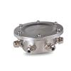304 Stainless Steel Outdoor Light Junction Box, Underwater IP68 Sealed Waterproof Connection Box, Swimming Pool Underwater Fountain Lamp Transition Head(1 in 6 Out) (1 in 4 Out) view 1