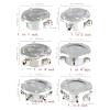 304 Stainless Steel Outdoor Light Junction Box, Underwater IP68 Sealed Waterproof Connection Box, Swimming Pool Underwater Fountain Lamp Transition Head(1 in 6 Out) (1 in 4 Out) view 2