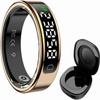 New Generation Smart Ring Monitor Heart Rate, Steps, Calories, Sleep (Gold, #7) view 1