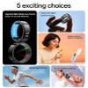 New Generation Smart Ring Monitor Heart Rate, Steps, Calories, Sleep (Gold, #7) view 2