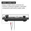Sony PS-LX3BT Wireless Bluetooth Turntable (2026 Model) : Fully Automatic Belt Drive Vinyl Record Player with Built-in Phono EQ, Black view 3