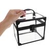 Garneck Heavy-duty Acrylic Vinyl Record Storage Box with Lid Large Capacity Disc Case for Games CDs DVDs Transparent Design for Convenient Viewing Secure Archival Organizer for Home and view 4