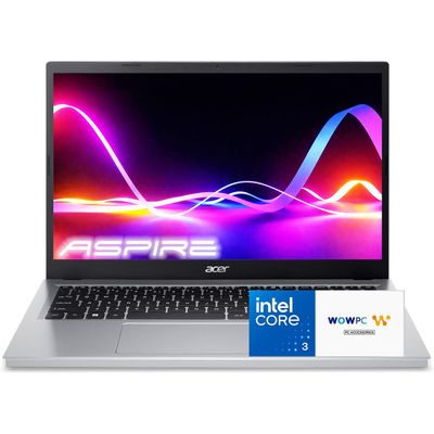 acer Aspire Go 15 Laptop, Next-Gen Intel 8-Core i3 N355 (up to 3.9GHz), 15.6 BluelightShield FHD Display, 16GB DDR5, 1TB Storage, Copilot Key, HDMI, Windows 11, WOWPC USB, w/o Earbuds