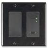 Just Add Power 3G Ultra 707WP2 2-Gang Slim HDMI Wallplate UltraHDIP Transmitter view 1