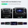 10.2'' Car Radio Stereo for Chevy Silverado 2014 2015 2016 2017 2018 GMC Sierra 2+64G Replacement Upgrade 5G WiFi Wireless Carplay/Android Auto/GPS/Bluetooth/FM Radio/1080P SWC view 2