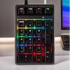 17-Key Numeric Keypad - Multi-Functional Calculator Pad, Plug-in Computer with USB Connection, Number Pad with Responsive Keys, External Keyboard, Wired Keypad for PC Desktop view 3