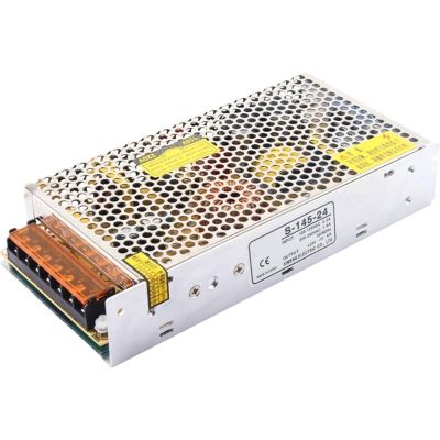 1pc S-145-24 110VAC/220VAC to 24VDC 6A 145W Switch Power Supply(48V_145W)