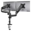 ADBWEKKF Desktop stand dual-arm monitor with gas spring, 17-32 inch view 1