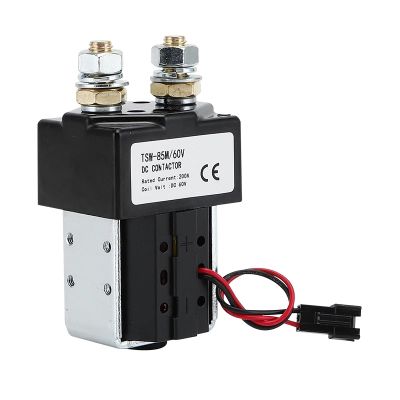 TSW-85M DC Contactor, 200A 60V Magnetic Latching Relay, 1NO 2-Pole Single Phase, High Capacity Power Control Switch (48V)