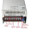1pc Adjustable Power Supply 500W 600W 1000W 1500W 0-12V 15V 24V 36V 48V 60V 72V 110V 150V 200V AC-DC LED Lighting Electronics(MS-600W,220 V_0-60VDC) view 4