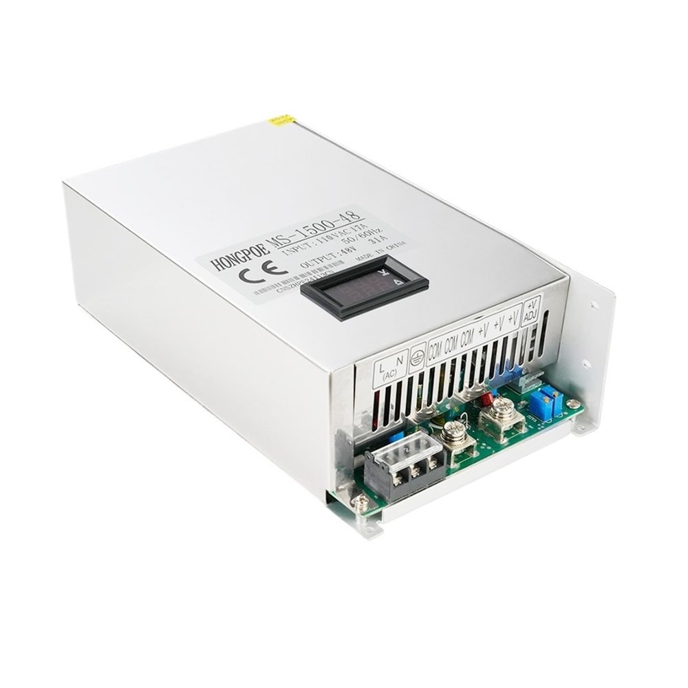 Digital Display Adjustable 1500W Power Supply 0-12V 15V 24V 36V 48V 60V 72V 85V 90V 110V 150V 200V 110/220V Ac to Smps(110 V,0-200VDC_1500W)
