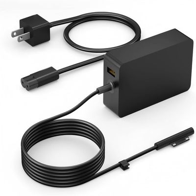 65W Surface Pro Charger,Microsoft Windows Surface Charger for Surface Pro 3/4/5/6/7/8/9/10/X/11/12 Power Adapter,Compatible for Both Microsoft Surface Book/Laptop/Tablet,Support 44W 36W