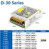 1pc 30W Dual Output Power Supply 5V 10V 12V 15V 24V D-30A 30B D-30C +5V -5V +10V -10V +12V -12V +15V -15V +24V -24V AC100-240V SMPS(15V1A -15V1A) view 2