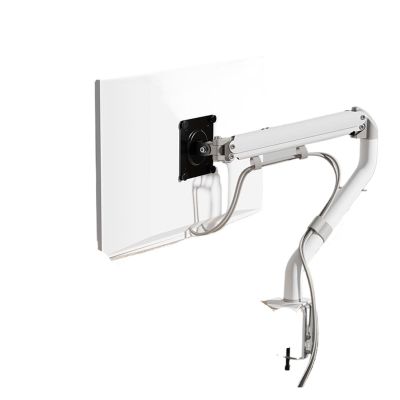 ADBWEKKF Liftable display screen robotic arm, 17 to 32 inches telescopic(White)