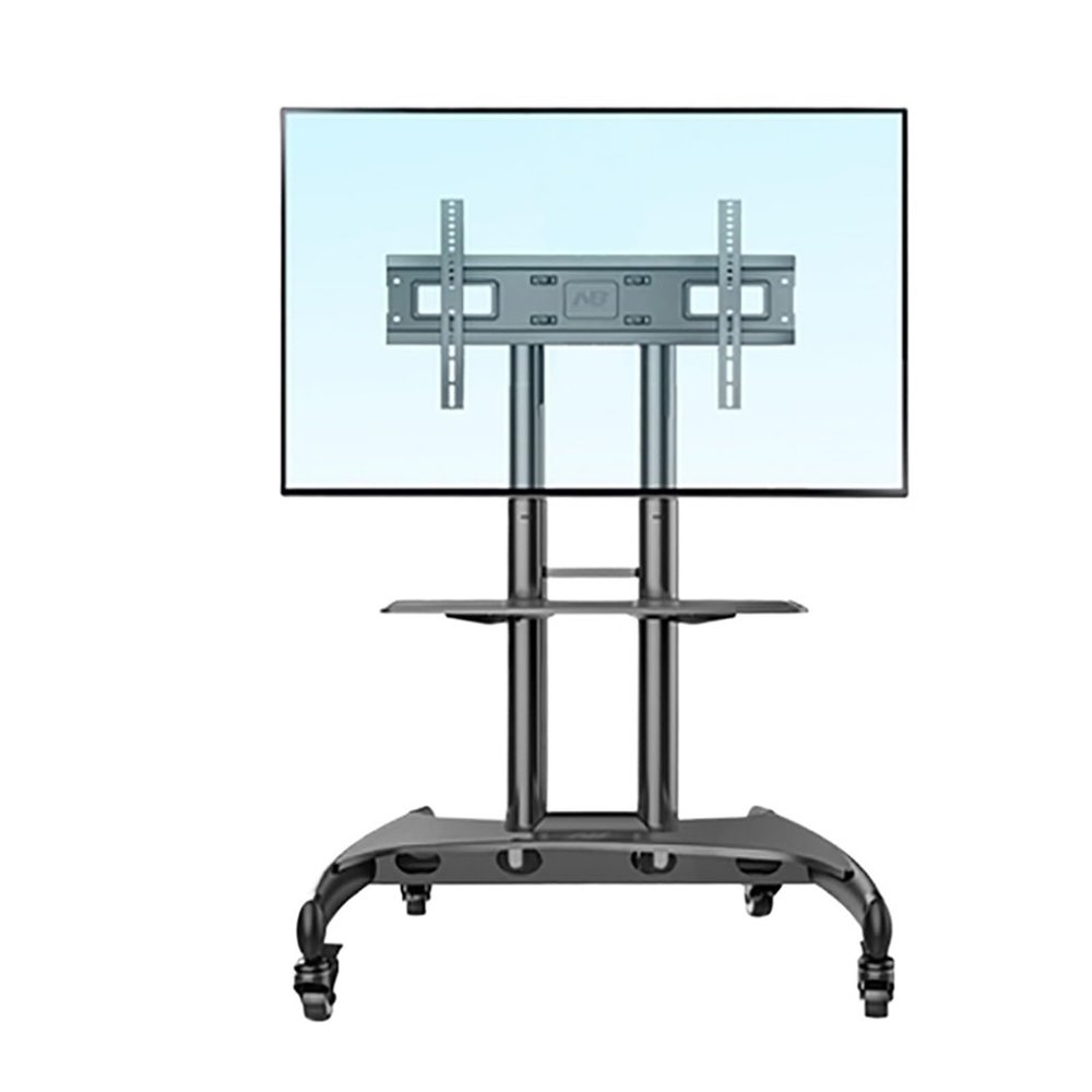 ADBWEKKF AVA1500-60-1P TV Cart 32"-70" Flat Panel LED Stand with Tray and AV Mount