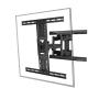 ADBWEKKF 45-75 inch wall mounted flat panel LED display mounting bracket with 600x400mm hole spacing view 2