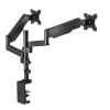 ADBWEKKF Monitor stand for single/dual screens, desktop, horizontal/vertical rotation(04) view 1