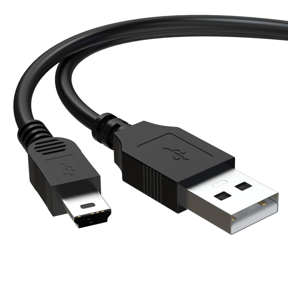 Toxaoii USB Power and Data Cable Compatible with Texas Instruments Calculators TI-84 Plus CE, TI 89 Titanium, TI Nspire CX II CAS, TI Nspire CX CAS Graphing Calculator Charger (Black)