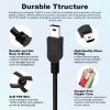 Toxaoii USB Power and Data Cable Compatible with Texas Instruments Calculators TI-84 Plus CE, TI 89 Titanium, TI Nspire CX II CAS, TI Nspire CX CAS Graphing Calculator Charger (Black) view 3
