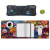 Floral Large Mouse Pad 12"32" inch Extended Gaming Mousepad Desk Mat Long Computer Keyboard Non-Slip Base Stitched Edges for Home Office Work view 4