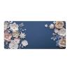 Floral Large Mouse Pad 16"36" inch Extended Gaming Mousepad Desk Mat Long Computer Keyboard Non-Slip Base Stitched Edges for Home Office Work view 1